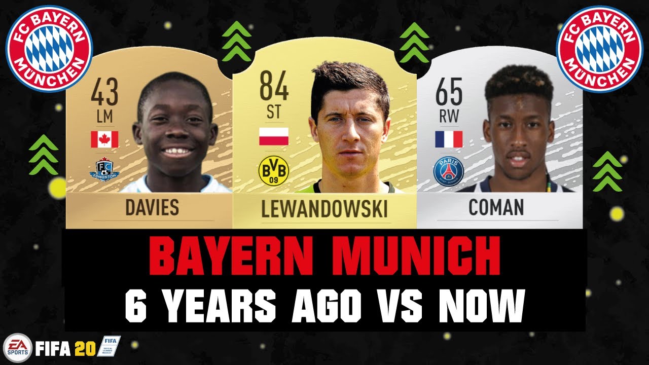 BAYERN MUNICH CL WINNING TEAM - 6 YEARS CHALLENGE! 🏆😱| FIFA 14 - FIFA 20