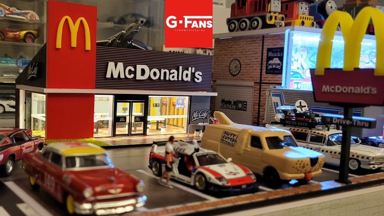Это самая безумная распаковка диорамы McDonald's от фанатов G-Fans за всю историю?
