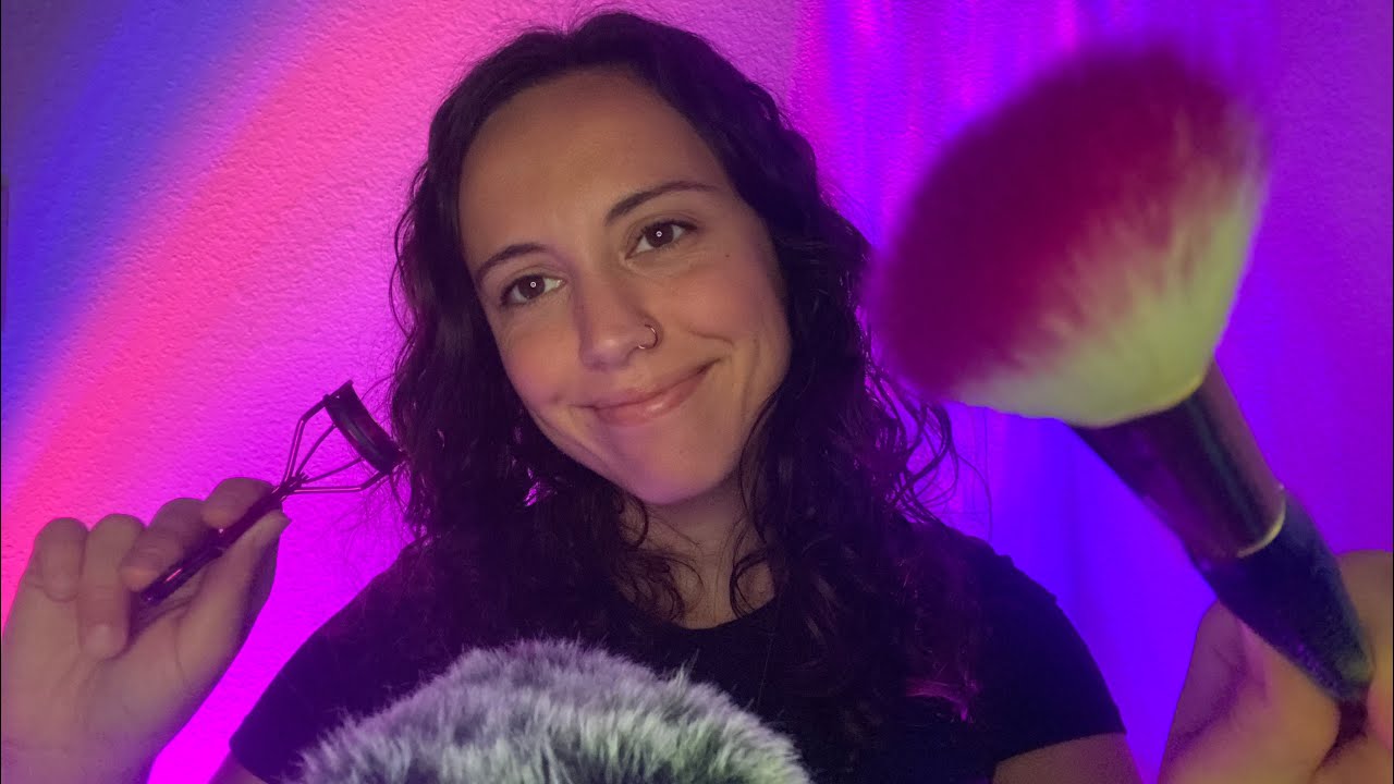 ASMR ✨Быстрое и агрессивное преображение ❤️ 💄Мягкая речь, звуки рта, личное внимание