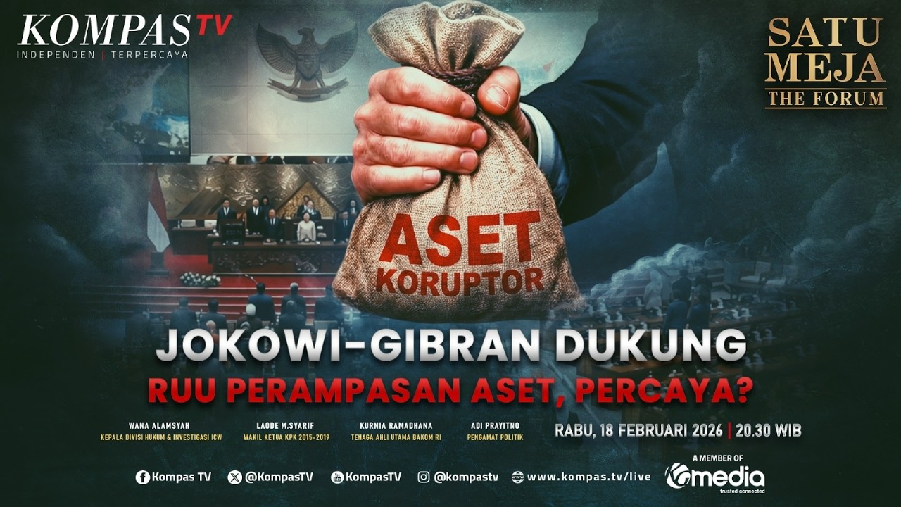 LIVE - Jokowi & Gibran Dukung RUU Perampasan Aset, Percaya? | SATU MEJA THE FORUM