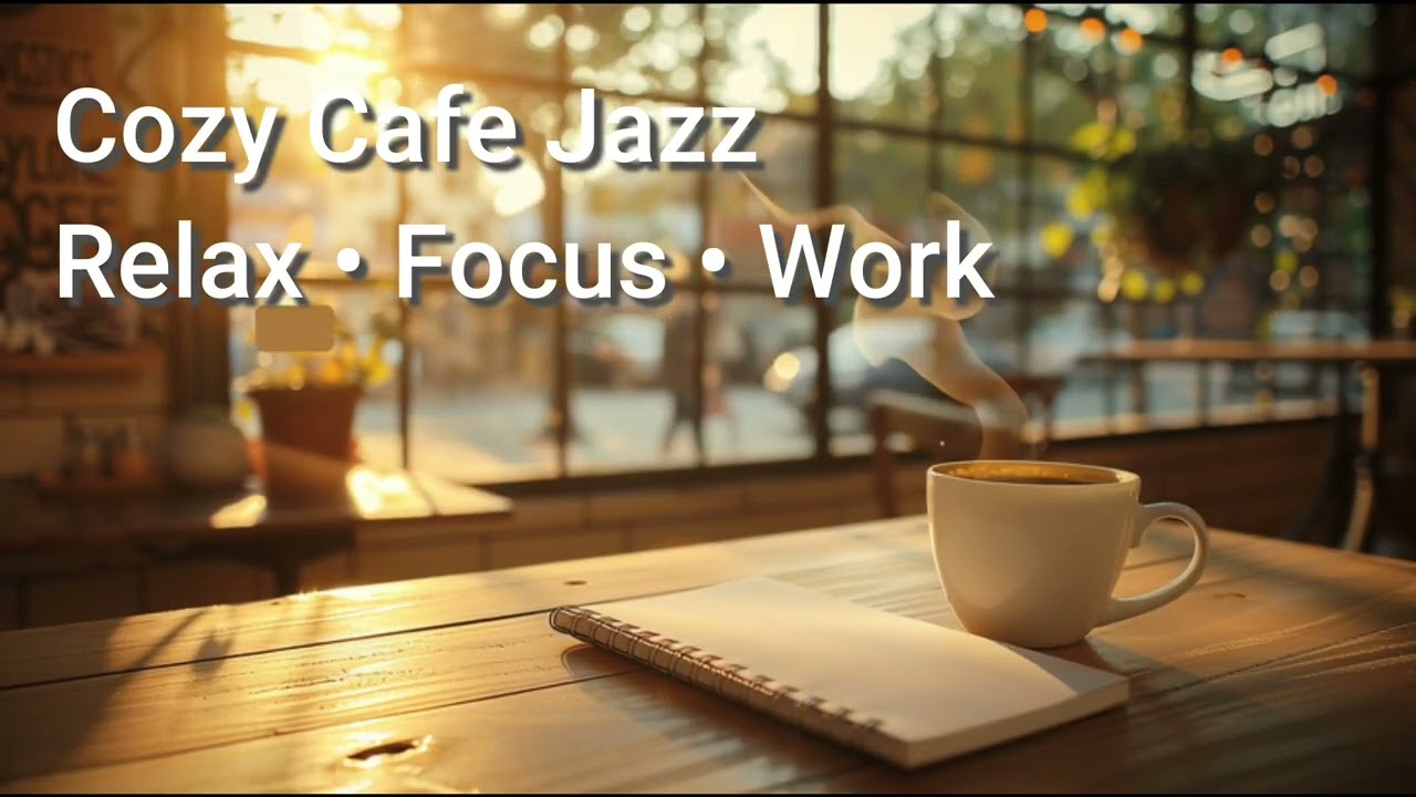 Cozy Cafe Jazz ☕ Long Relaxing Background Music for Focus & Work