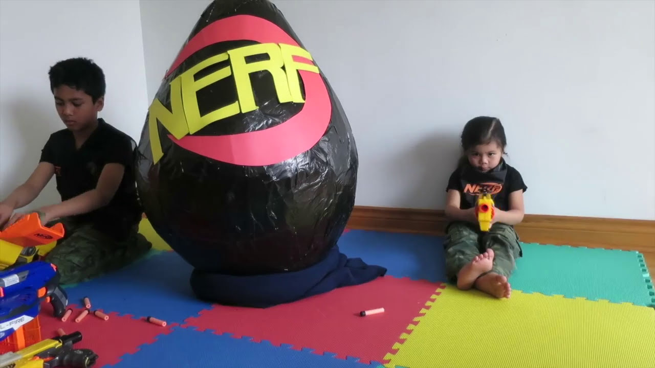 Giant Surprise Egg Blasters Opening Fun TBTFUNTV