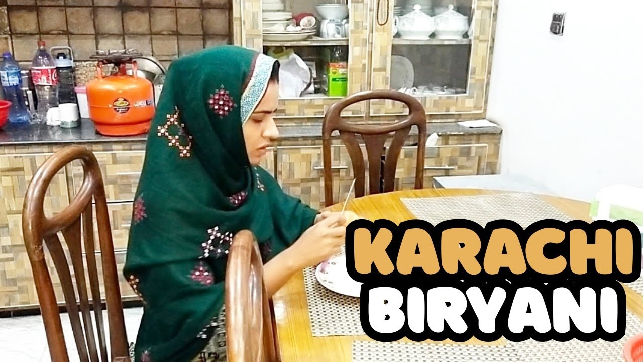 Aj mene banai Karachi Biryani 🌺