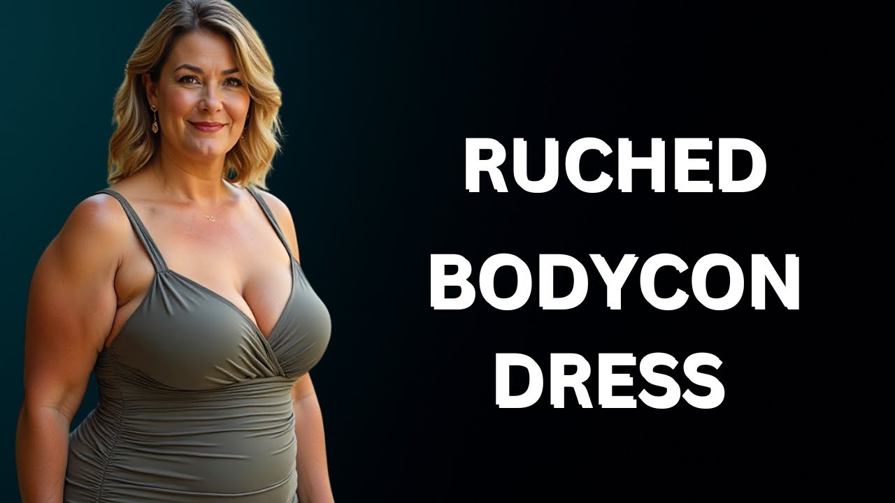 Why Ruched Bodycon Dresses Are Surprisingly Flattering for Women Over 50