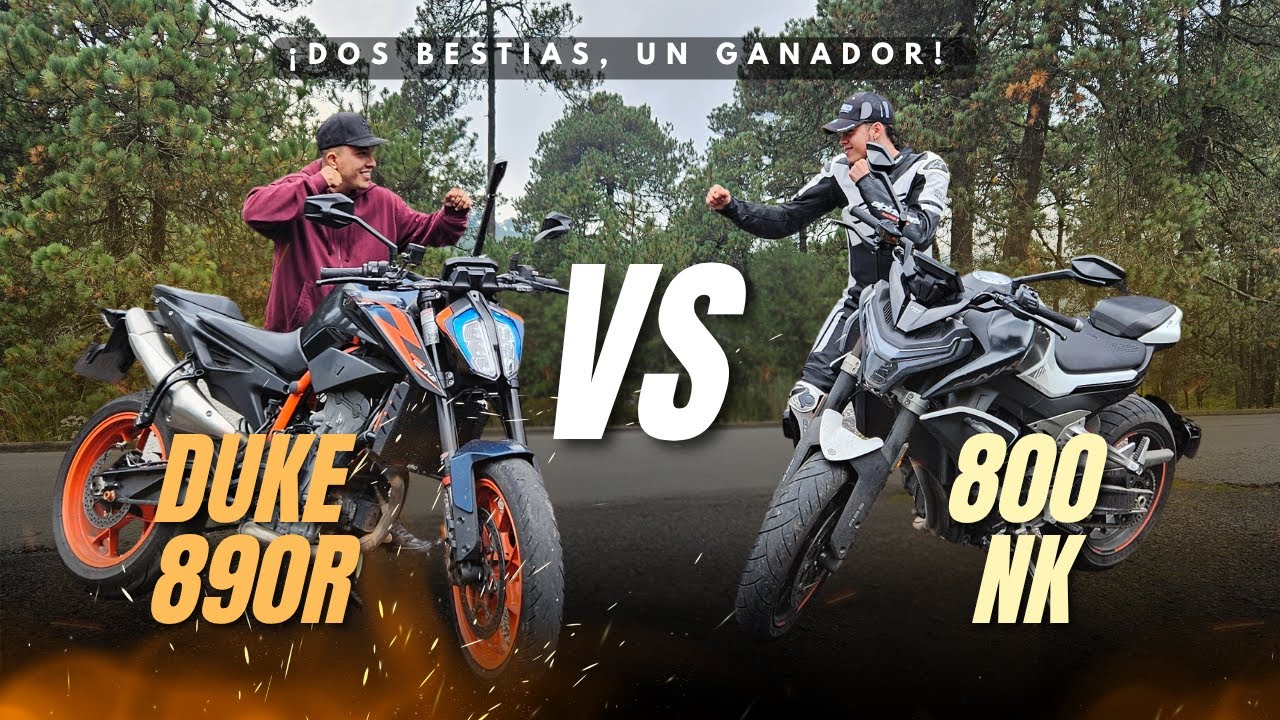 DUKE 890R VS CFMOTO 800 NK // Dos bestias en la pista // ¿Cuál ganará?