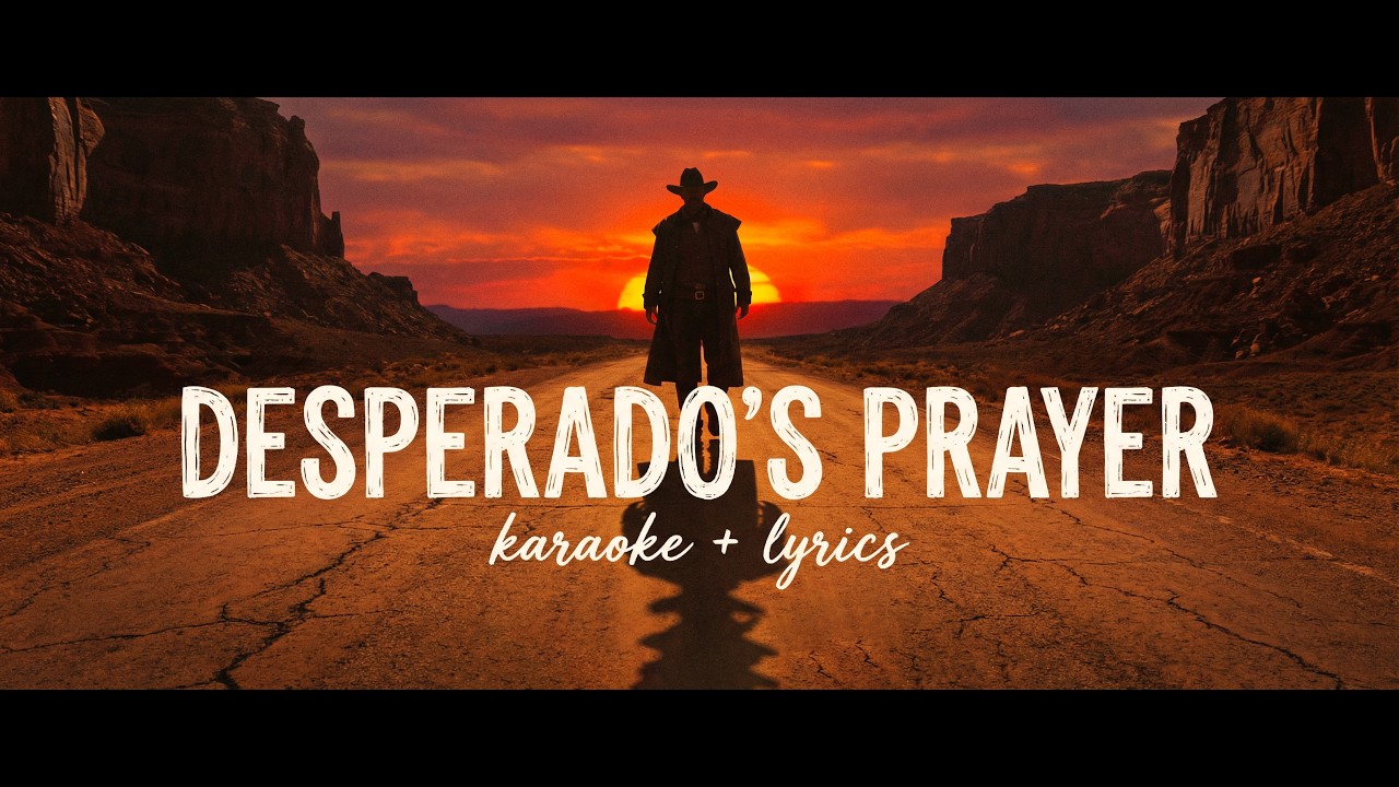 The Only Hand You Should Never Play | DESPERADO’S PRAYER (Classic Country Road Karaoke + Lyrics)