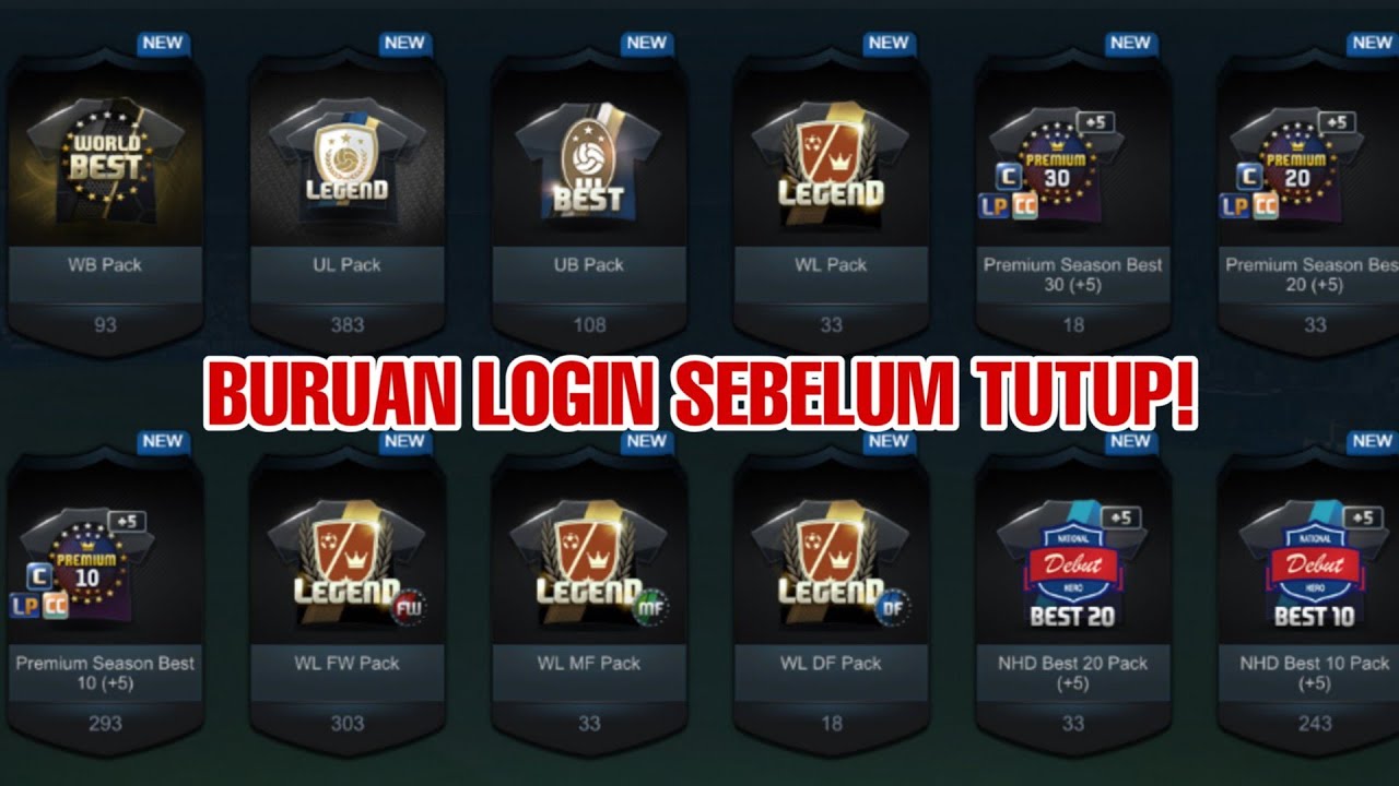 BURUAN LOGIN NIKMATIN EVENTNYA SEBELEUM FIFA ONLINE 3 TUTUP!!!!