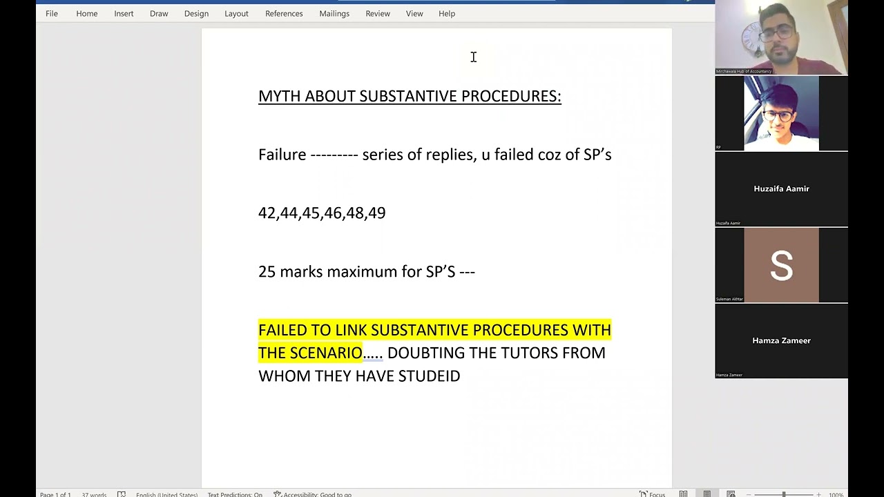 ACCA F8 Audit & Assurance | Substantive Procedures Explained with Examples