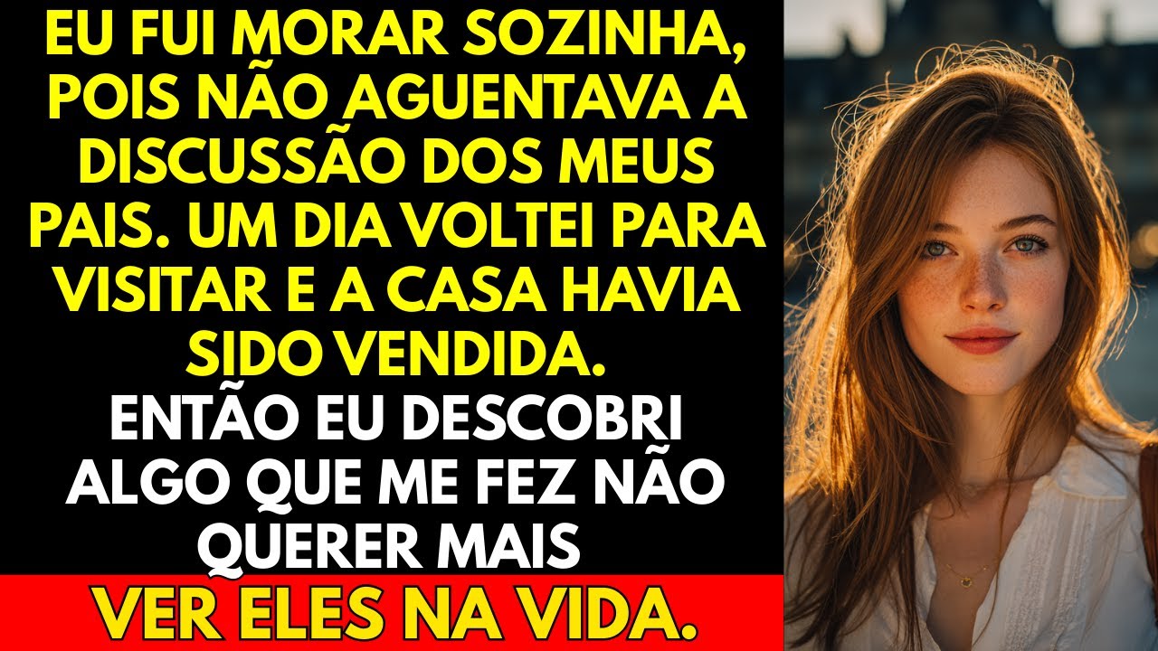 Eu fui morar sozinha, pois não aguentava a discussão dos meus pais. Um dia voltei para visitar e...