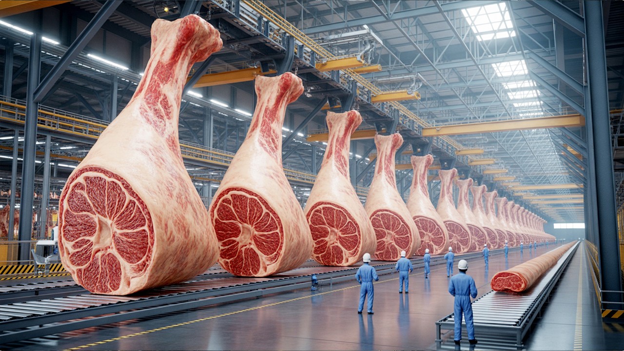 🔥 Beef Tendon Processing – Full Breakdown You've Never Seen Before