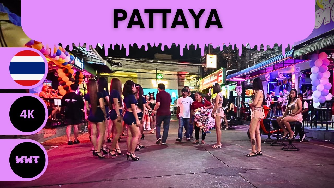 Pattaya Walking Street Nightlife 4K