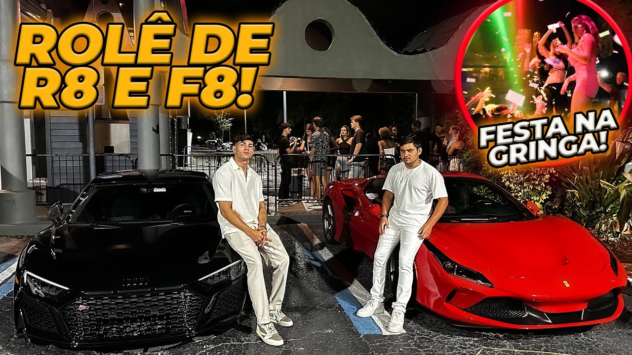 PARAMOS A BALADA NA GRINGA DE R8 E F8! *HELLCAT TOMOU PAU DO R8!*
