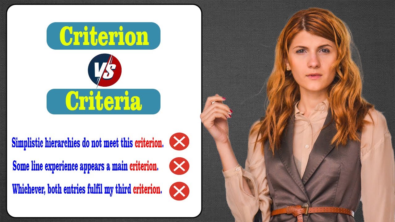 Confusing English Words | Fix Common Vocabulary Mistakes | Criterion Vs Criteria