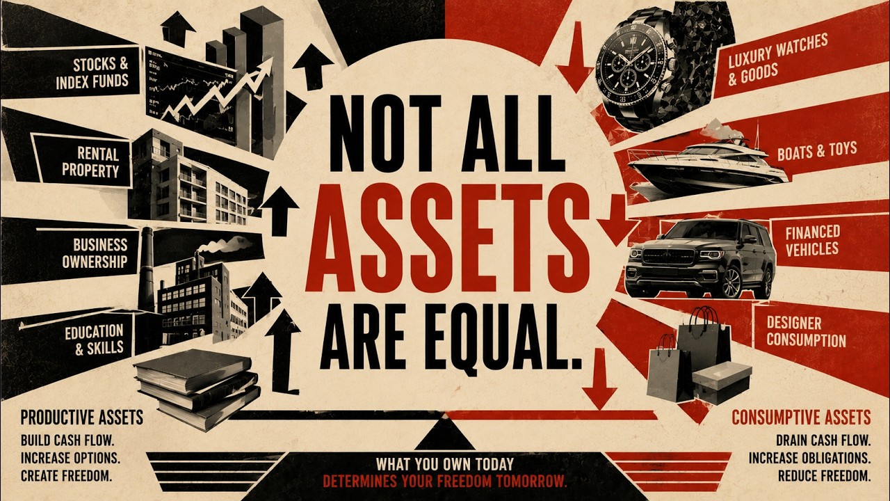 Season 3: Ep. 6.1 - Productive vs Consumptive Assets | Some Assets Build Freedom; Others Destroy It