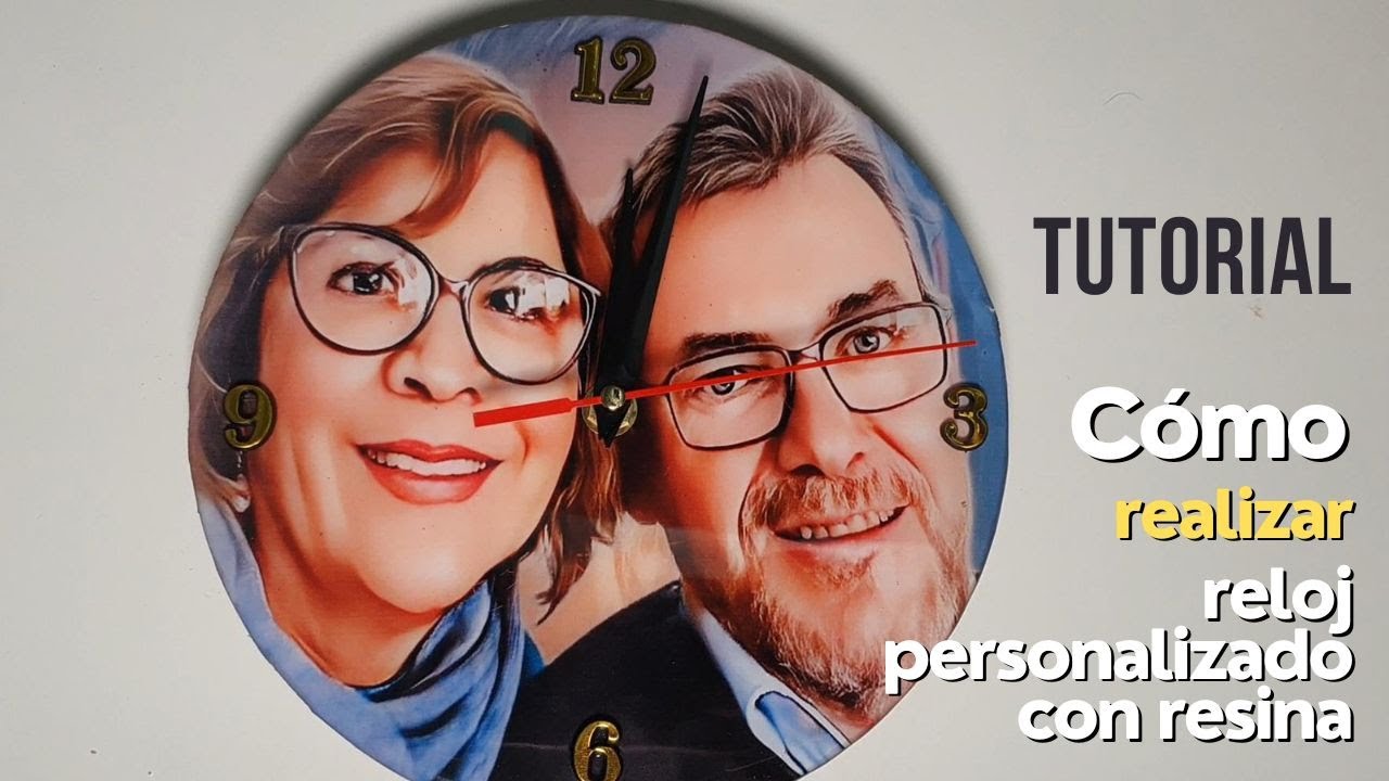 DIY Reloj con Resina Epoxi y Fotografía Personalizada