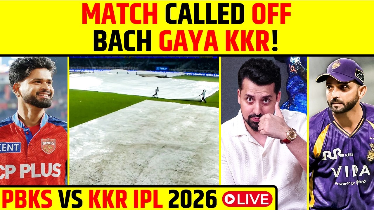 🔴PBKS VS KKR- BIG RAIN THREAT IN KOLKATA! CAN PUNJAB GET 3RD WIN OR KKR WILL DO UPSET? #pbksvskkr