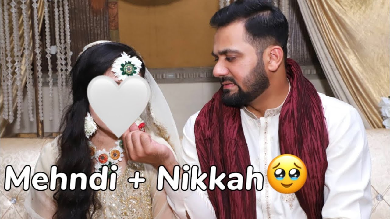 BHAI KI SHADI❤️/zubair ki shadi mehndi + Nikkah🤍