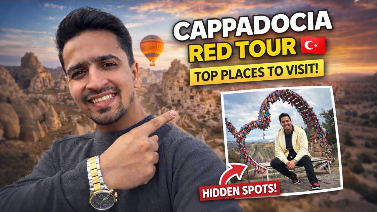 Cappadocia Red Tour 🇹🇷 | 7 Amazing Places You Must See 