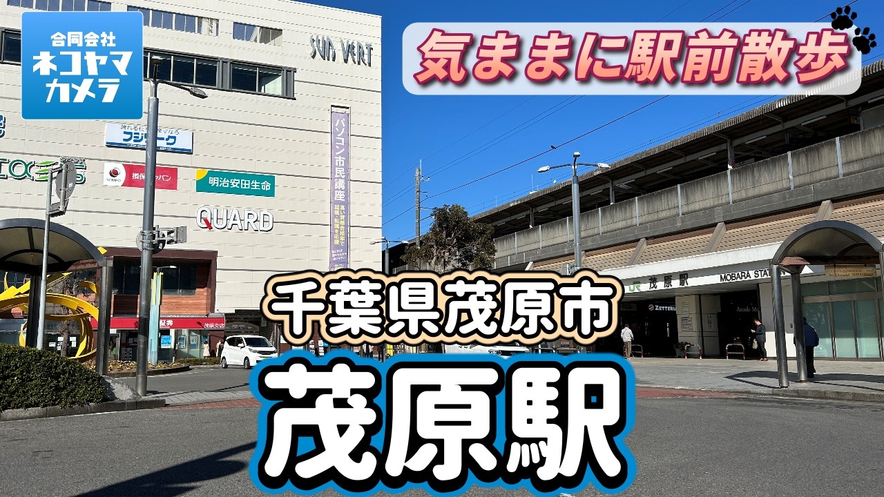 【千葉散歩#71】JR外房線「茂原駅」周辺を歩いたよ！ロケ地にも使われるレトロ商店街やお勧め洋食屋さん、路地裏散歩が楽しい街。#千葉県 #茂原市 #茂原駅