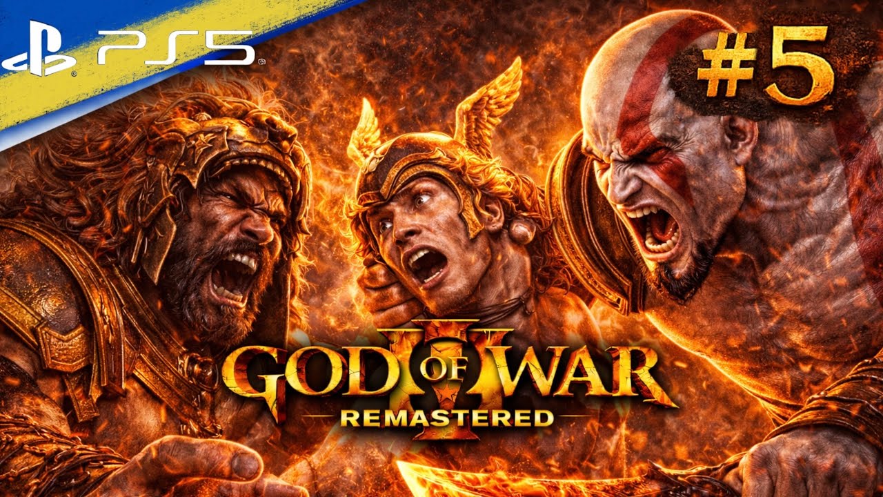 God of War 3 Remastered #5 - Я ЗУСТРІВ ГЕРКУЛЕСА! | Проходження українською
