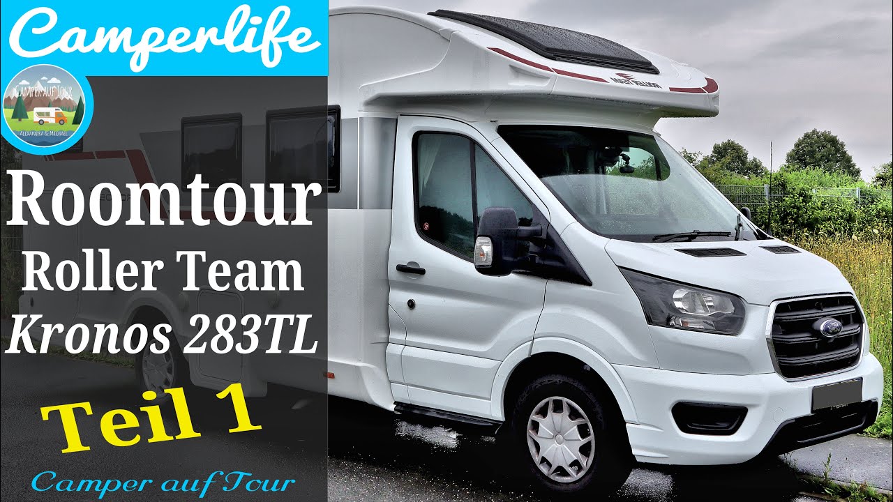 ROLLER TEAM KRONOS 283 | Roomtour | Teil 1 | Längsbetten und separate Dusche auf nur 6,99m!