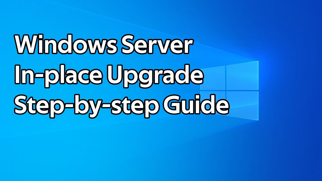 How to in-place upgrade a Windows Server to Windows Server 2022