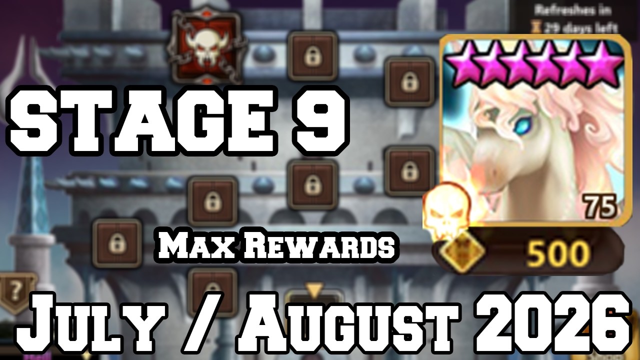 TOA HELL STAGE 9 Max Rewards (500) July / August 2026!