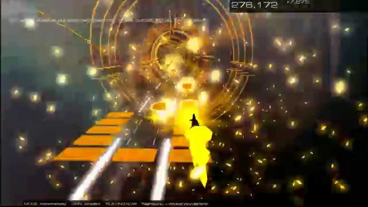 Audiosurf 2 : Nightcore - Wicked Wonderland [ Martin Tungevaag ] (HD)