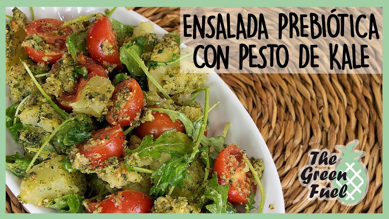 ENSALADA PREBIÓTICA de Patata con PESTO DE KALE