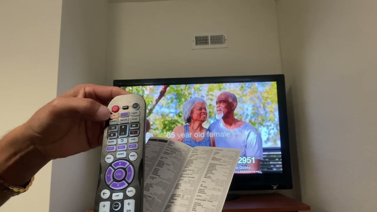 Cómo programar control universal de la marca onn con TV LG