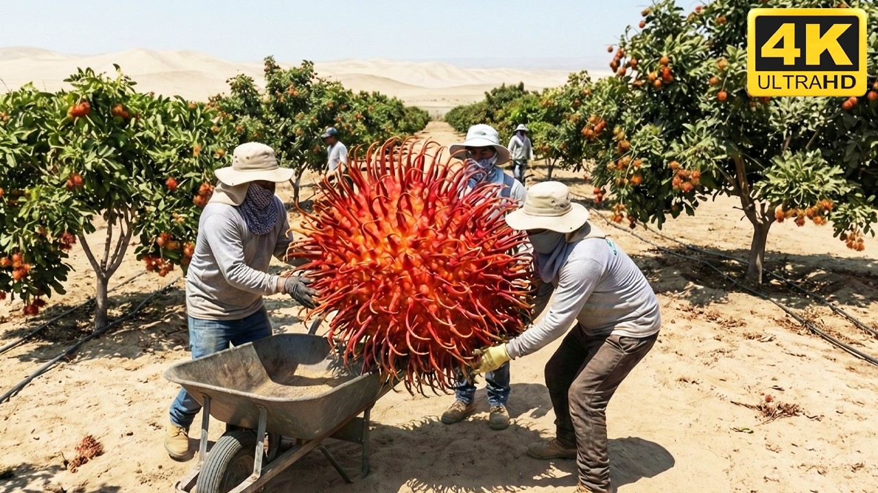 What the hell is that? They Tried Growing Rambutan in the Desert – The Results Were Amazing