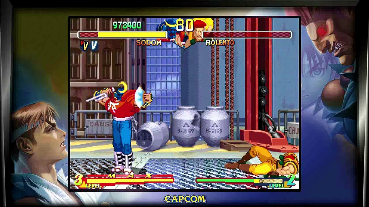 Street Fighter Alpha 2 (PlayStation 4) Arcade as Sodom