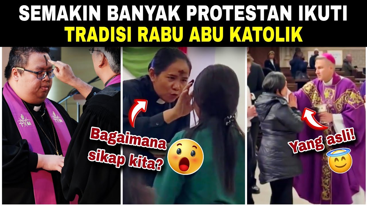 Semakin banyak Gereja PROTESTAN ikut RABU ABU‼️Pertanda baik atau buruk? Ini jawabannya