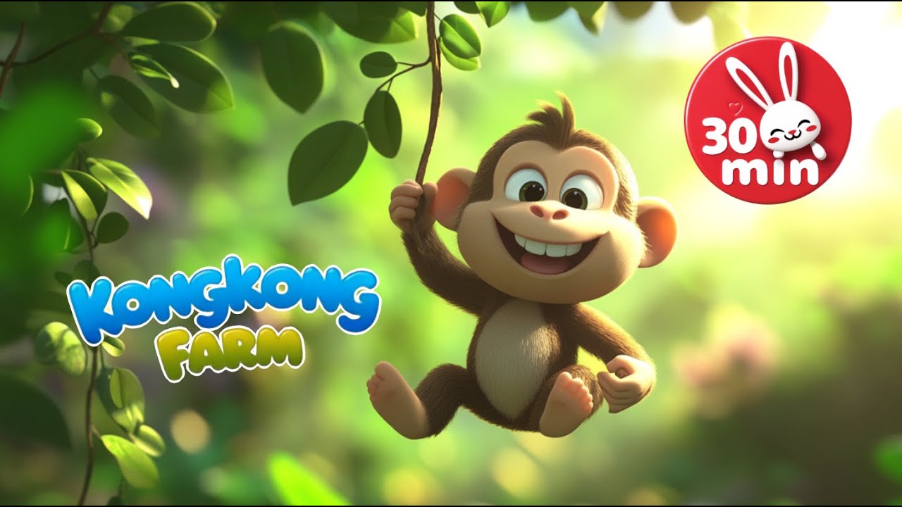 30 Minutes of KongkongFarm Favorites! Vol 1 🐰 | Fun Songs for Kids & Nursery Rhymes