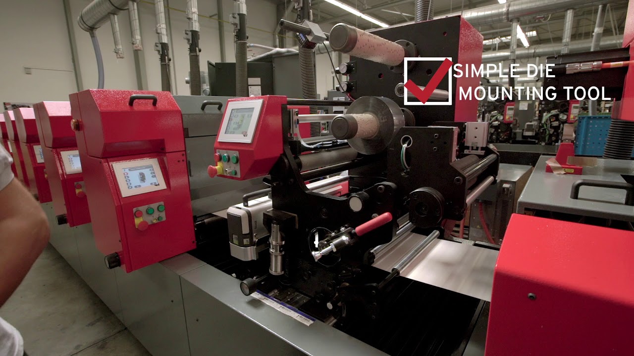 Semi rotary hot foil stamping unit, by Codimag