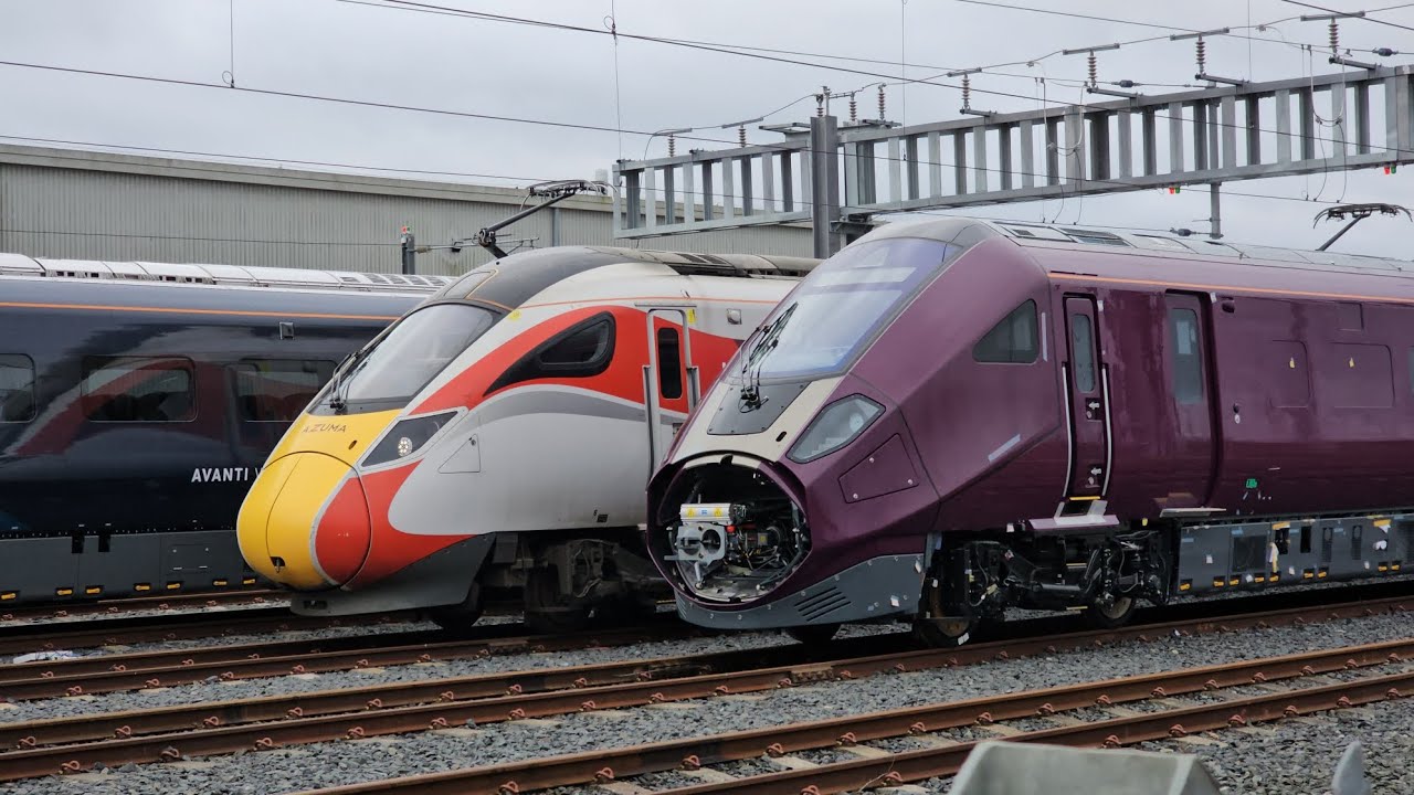 Trains at Hitachi Rail, Aycliffe Business Park, Newton Aycliffe & Darlington | 03.03.2025