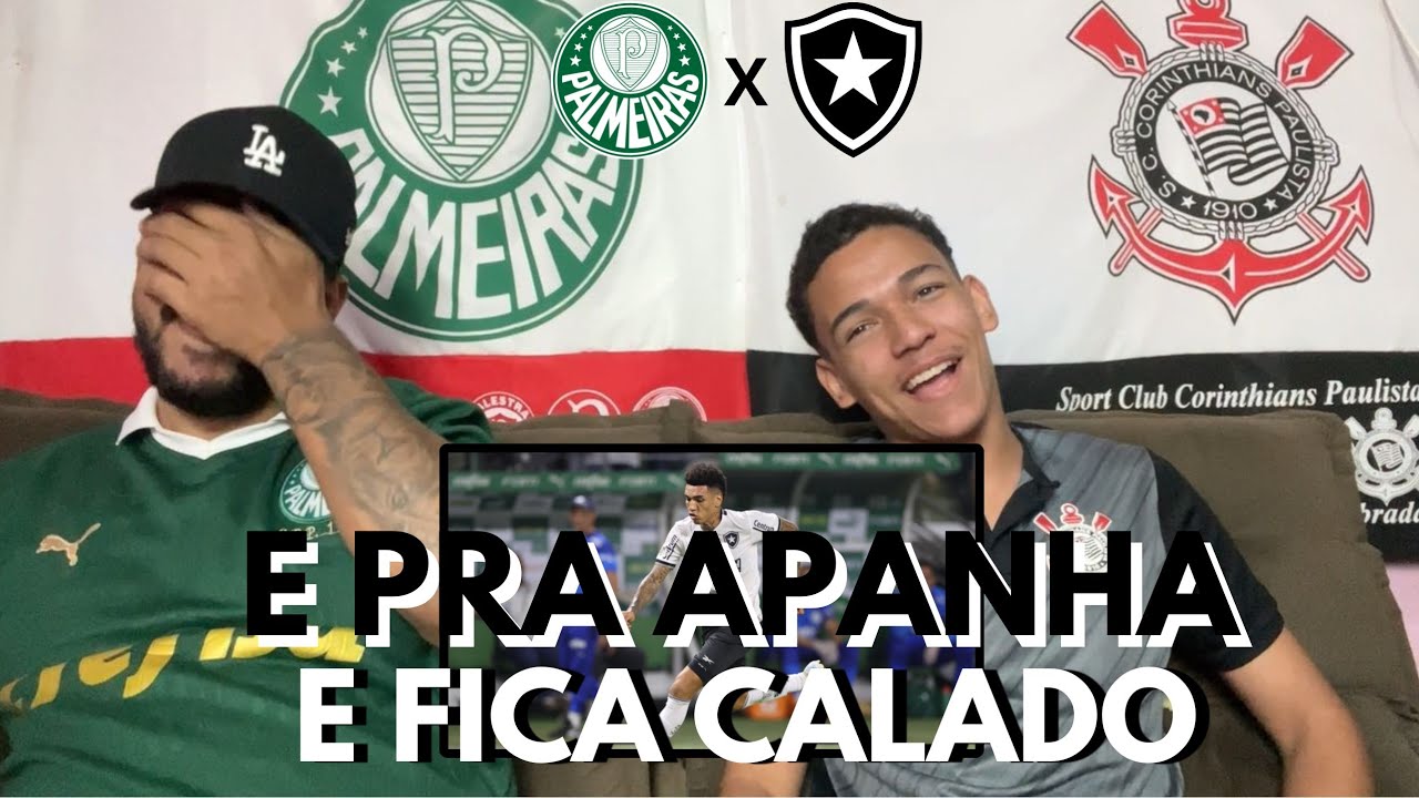 REACT PALMEIRAS 1 X 3 BOTAFOGO - ACABOU O PACTO??