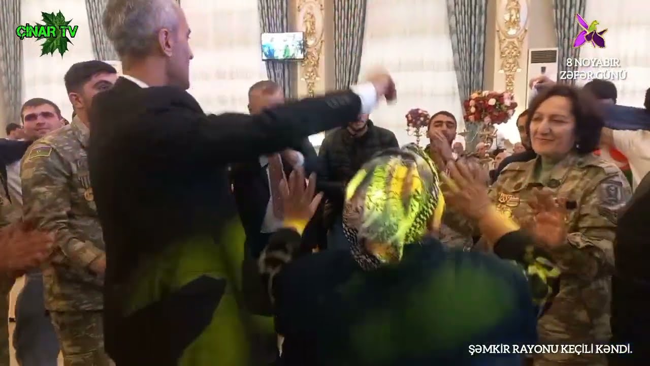 Bügün 8 Noyabır Zəfər Günü münasibətiylə Şəmkir Rayonu Keçili kəndində. Elmir Şadlıq Sarayında olduq