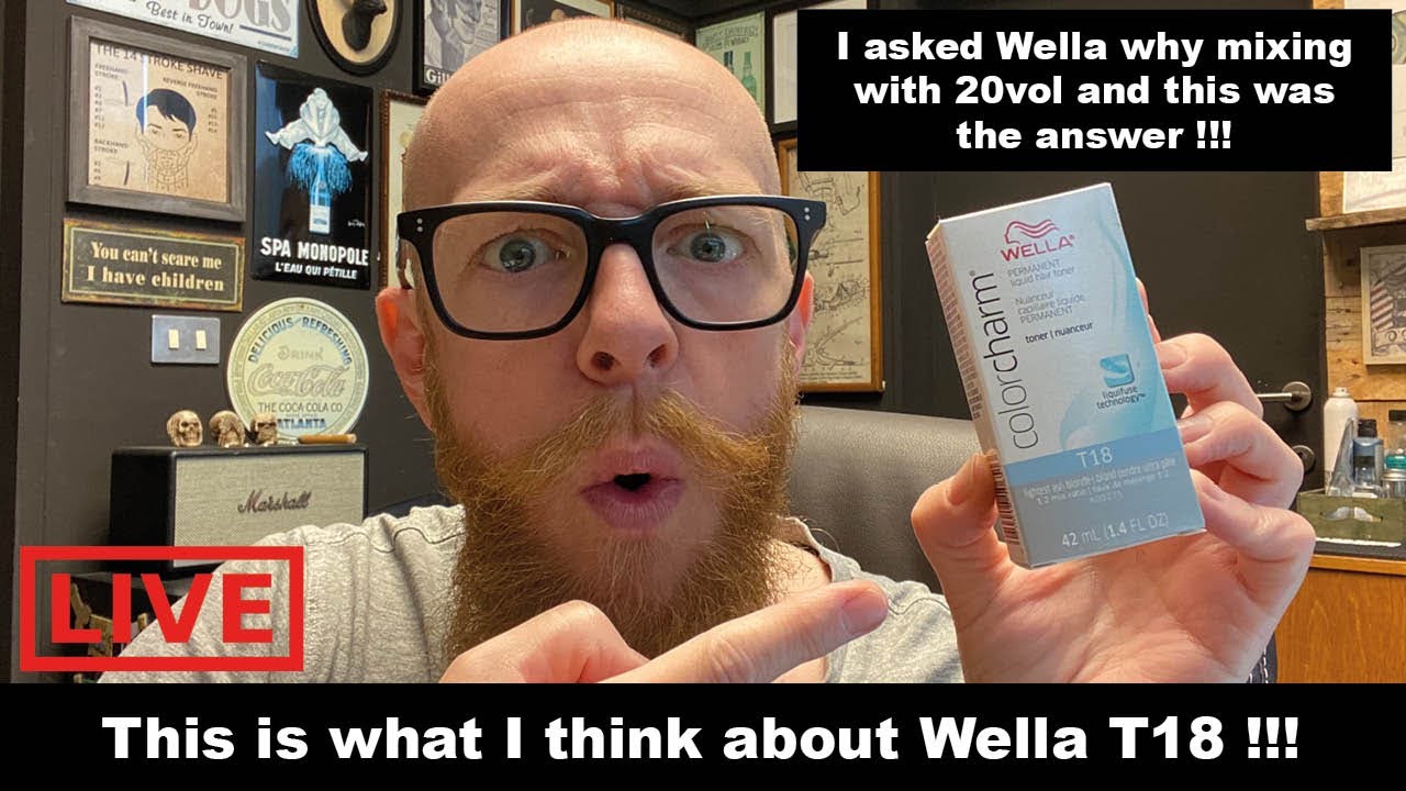 Я спросил у Wella, почему T18 нужно 20vol, и вот ответ…
