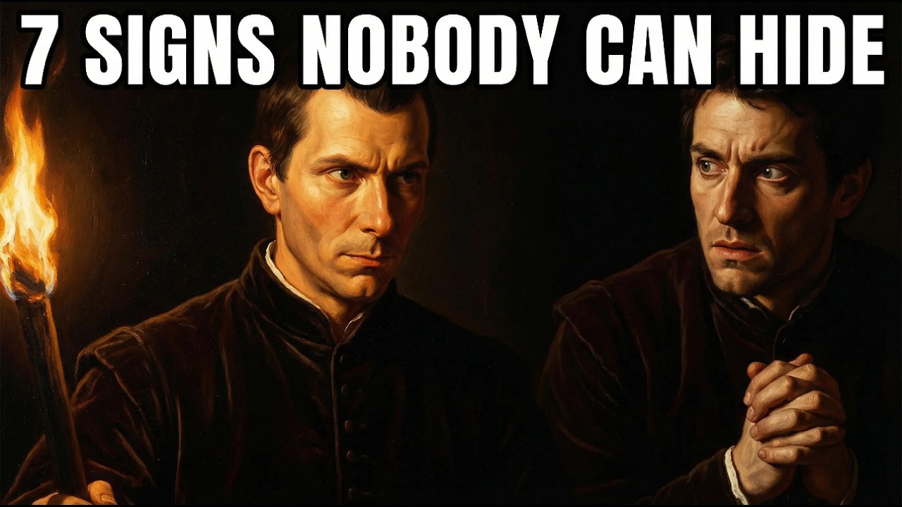 7 Signs Nobody Can Hide | NEVER Get Fooled Again | Machiavelli