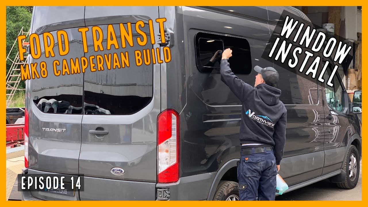 Vent Window and Privacy window￼ Install | EP14 | Ford Transit MK8 Campervan Build