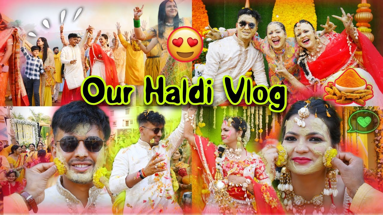 Our * बिहारी * Style HALDI VLOG 🧿👩‍❤️‍👨 | Big Fat Authentic BIHARI Wedding 💃🎊 #rps #bihariwedding