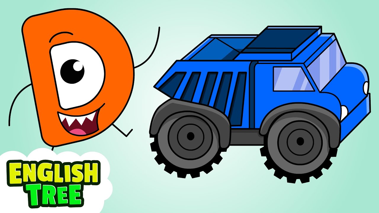 A-Z Vehicles Phonics Song + More Kids Song | English Tree