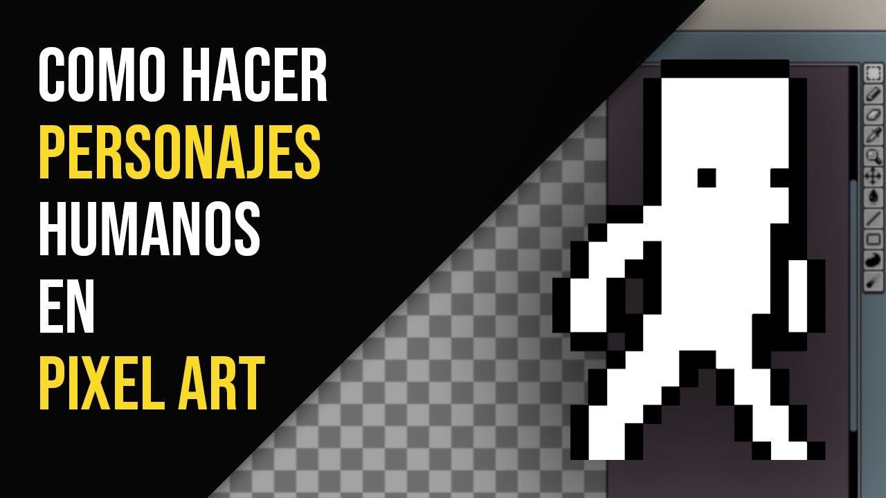 Como hacer PERSONAJES HUMANOS en PIXEL ART