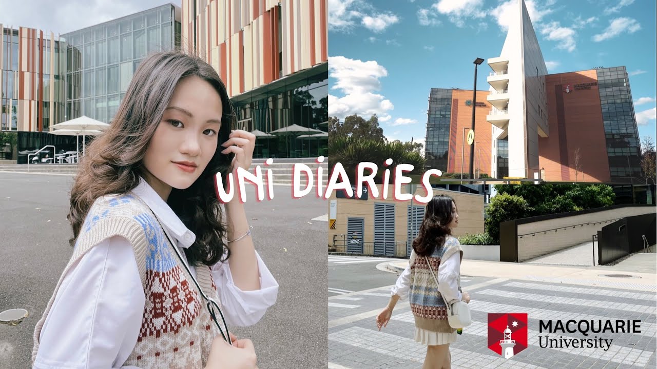 Tham quan trường Đại học Macquarie 🇦🇺 | lần đầu đi train lên trường, unbox thẻ sinh viên