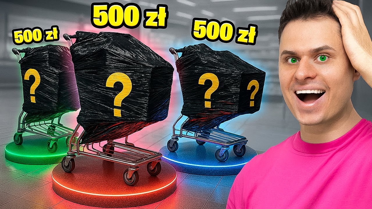 Otwieramy MYSTERY W&oacute;zki Sklepowe za 1500 zł!