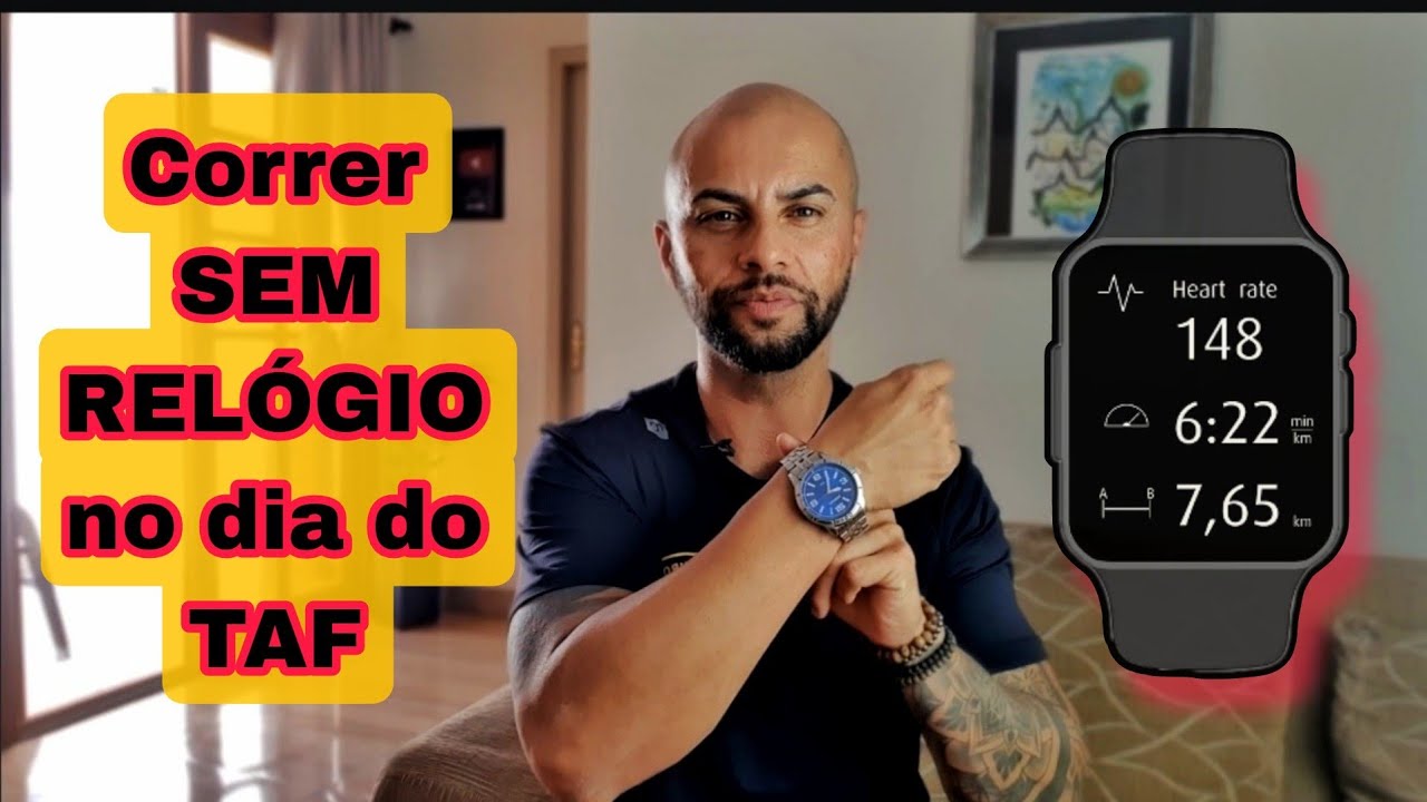 DICA de como proceder na corrida SEM RELÓGIO no dia do TAF