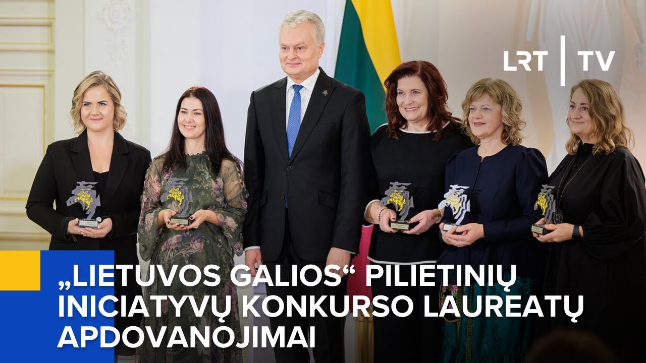 &bdquo;Lietuvos galios&ldquo; pilietinių iniciatyvų konkurso laureatų apdovanojimai | 2025-11-29