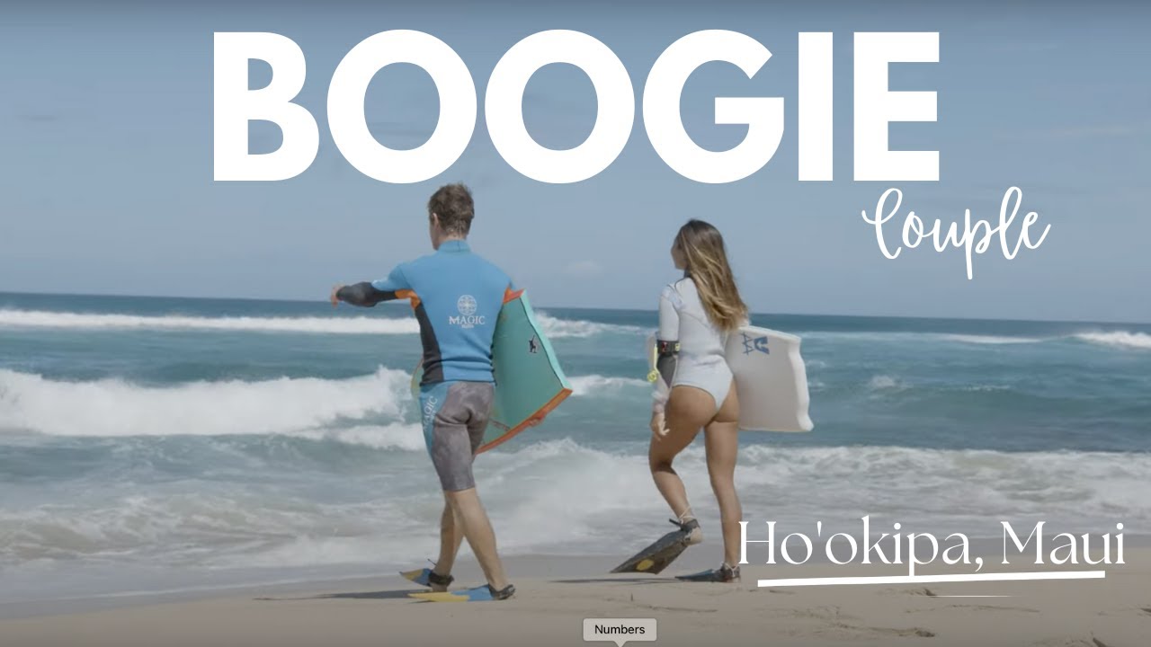 Bodyboarding in Hawaii, Maui, Ho'okipa - Ayaka Suzuki Crilley, Mack Crilley
