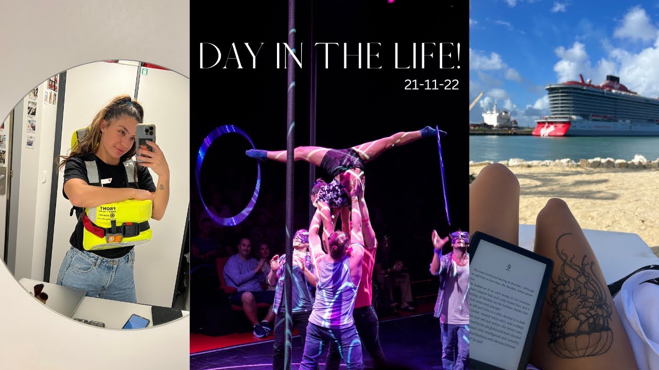 Day in the life of a professional circus artist | ship life vlog